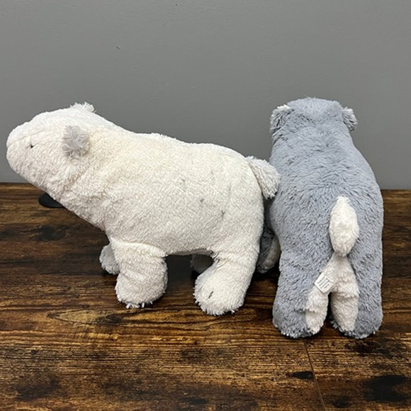 Target Cloud Island Gray White Polar Bear Plush‎ Set - Picture 2 of 6